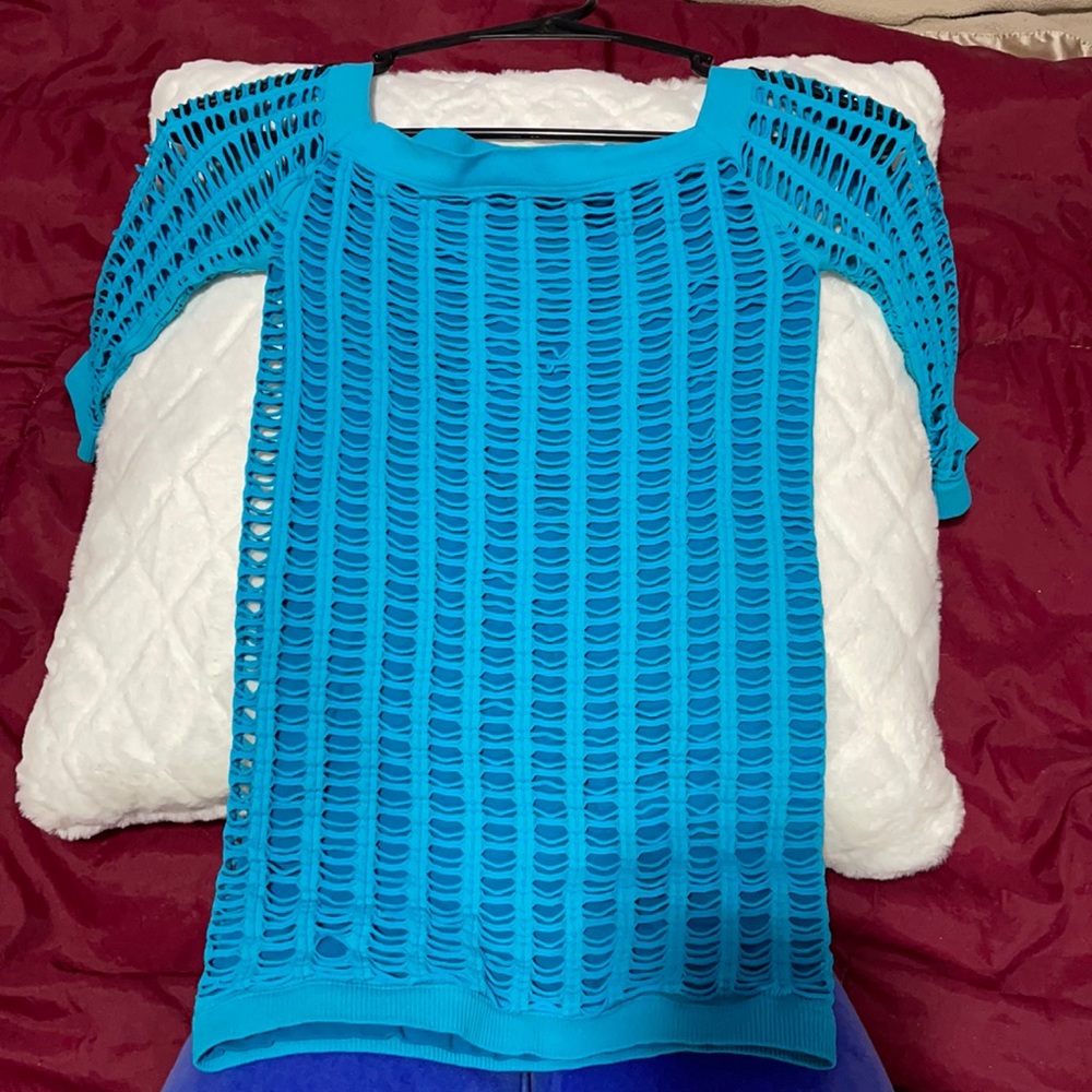 Blue BeBe top tag is removed but it’s a small.